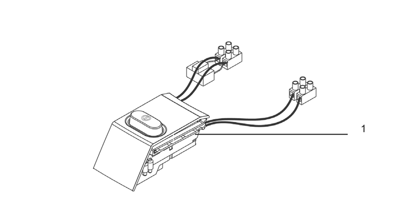 Nilfisk Vacuum Cleaner On Off Electronic Unit Assembly - 12019610