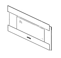 692532655 Smeg Small Oven Glass Door Outer Assembly Accessories