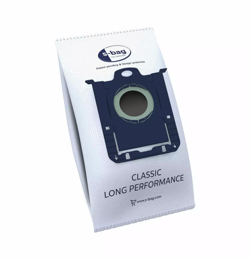 Electrolux S Bag Classic Long Performance Vacuum Bags - 12 Bags Mega Pack Vacuum Bags