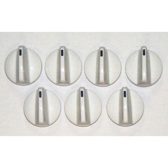 Fisher & Paykel Oven Paprika Saffron Pepper Thyme White D Shaft Knobs Pack of 7 Knob