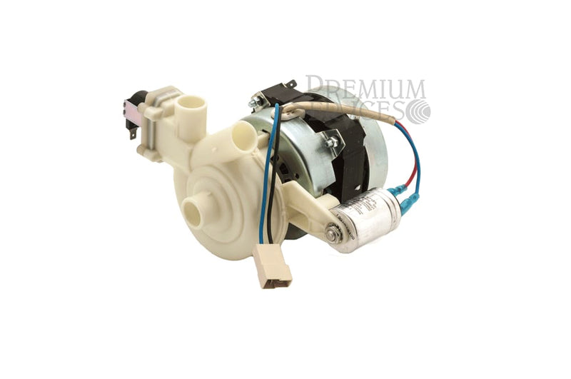 Haier Dishwasher Wash Pump Motor Assembly with Valve - H012G9380538