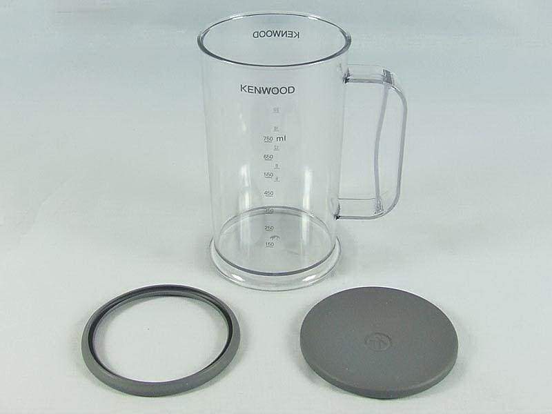 KW714803 Kenwood Braun Hand Blender Beaker Kit - 750mL with Lid & Foot Ring Small Appliance