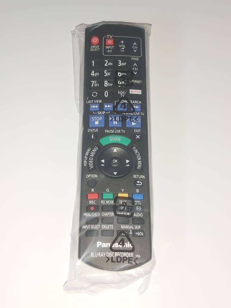 TZT2Q041039 Panasonic Blu Ray DVD Recorder Remote Control ORIGINAL N2QAYB000981 N2QAYB000978 Remote